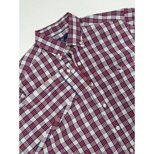 Vineyard‎ Vines Tucker Shirt M Blue / Red Plaid Classic Fit